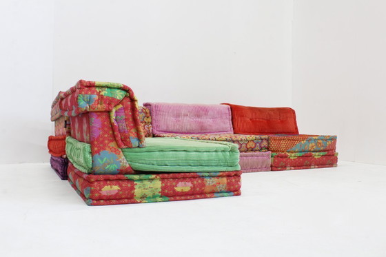 Image 1 of Roche Bobois Mah Jong sofa Kenzo Takada design by Hans Hopfer ,set of 12