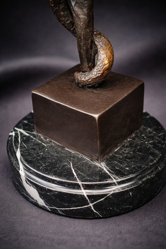 Image 1 of Bronzen Asclepius