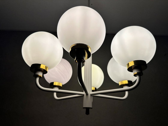 Lampada Sputnik vintage – Richard Essig, Lampade a sospensione, Glass, Metal (photo 5 of 12)