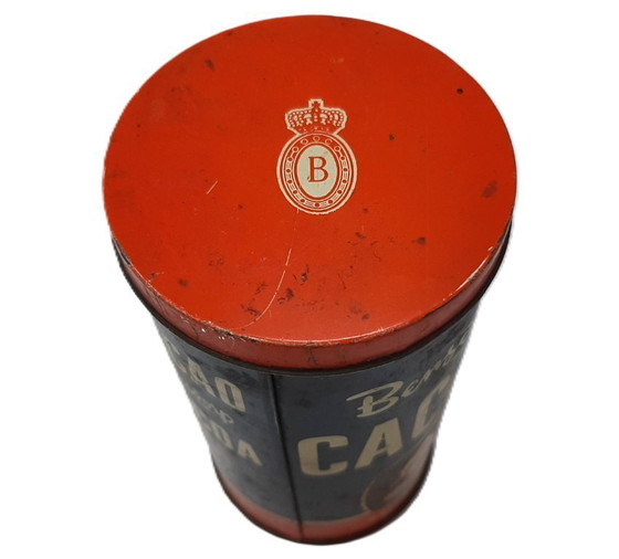 Image 1 of Vintage Bensdorp Royal Dutch Cocoa Advertising Tin – Dutch Collectible Kitchenware