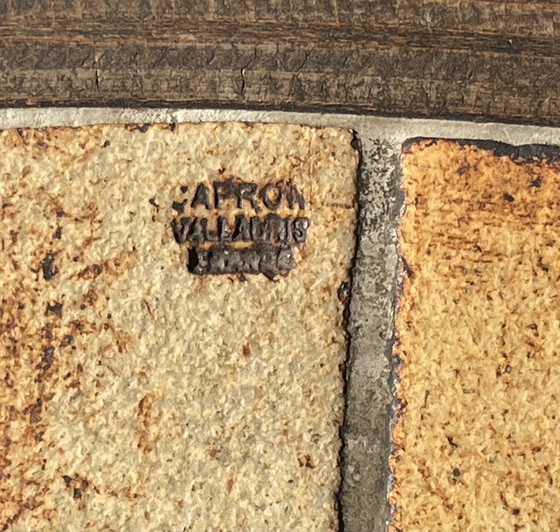 Image 1 of Table basse de Roger Capron « aux herbiers »