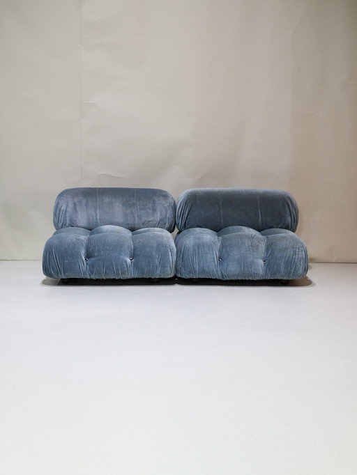 Camaleonda B&B Italia Sofa mit Gli Scacchi Elementen 1975