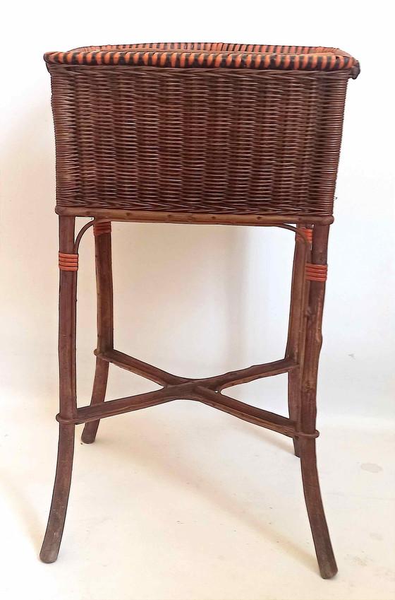 Image 1 of Rieten arbeider jaren 50 Hoogte 72,5 cm