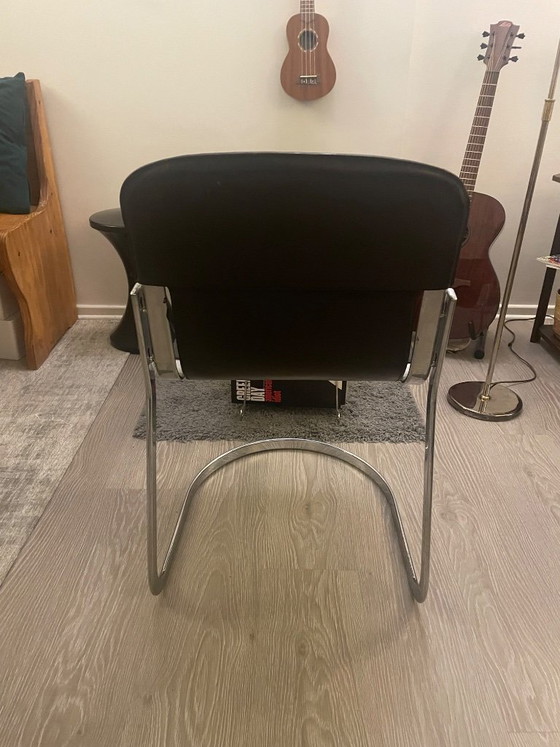 Image 1 of Sedia a sbalzo Cidue c2 Willy Rizzo anni '70