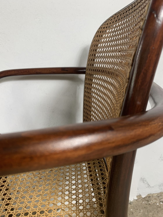 Image 1 of Chaises vintage A811 en rotin par Josef Hoffmann pour Thonet, années 1930, ensemble de 2