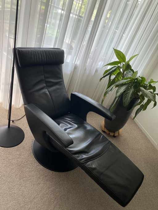 FSM Fauteuil Relax cuir noir