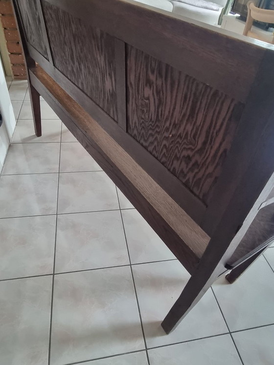 Image 1 of Banco da chiesa in legno vintage di metà secolo