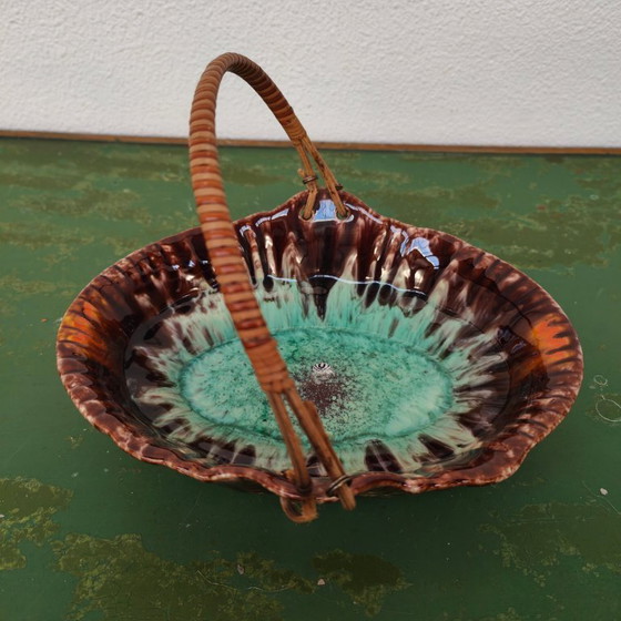 Image 1 of Vintage Fat lava schaaltje serveerschaaltje West Germany keramiek 545  