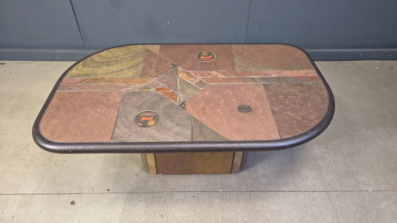 Image 1 of Tavolino da caffè vintage in stile Kingma, anni '80