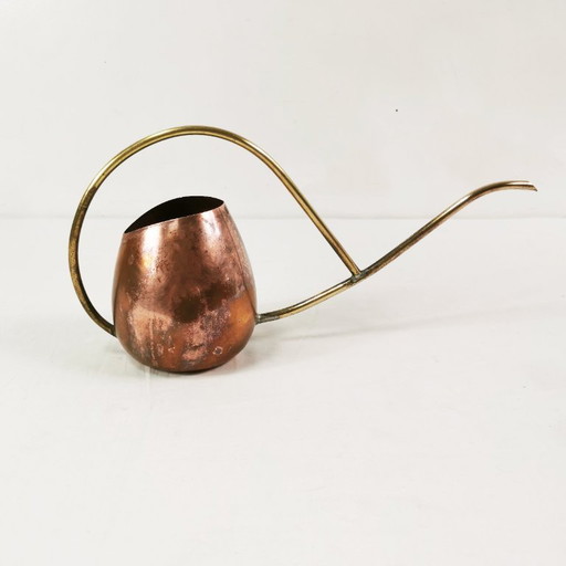 Regadera de mediados de siglo, Dinamarca, década de 1960 – decoratieve objecten, Brass, Copper