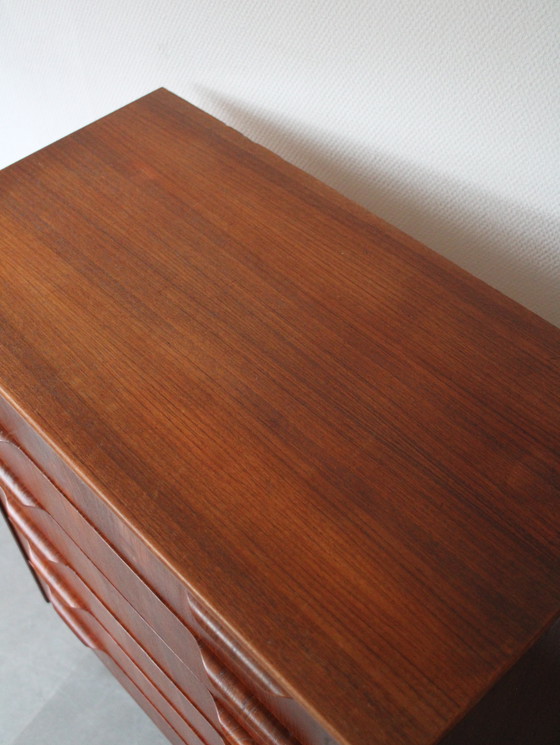 Image 1 of Vintage Danish teak chest of drawers, wide!