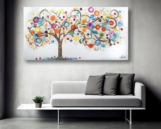 Tree XXL - Monika Spiewak – Paintings & Drawings, Canvas (photo 3 of 9)
