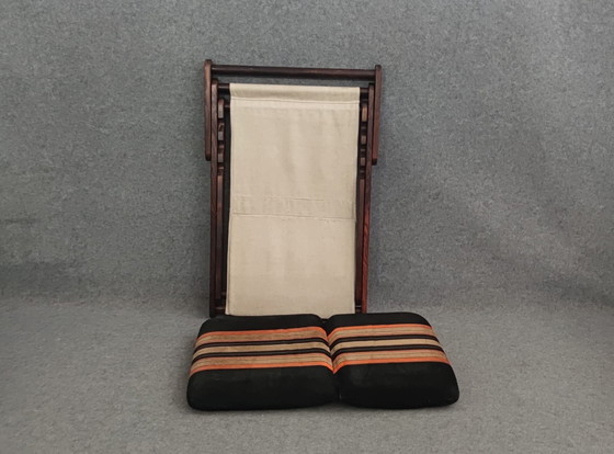 Image 1 of CHAISE MID CENTURY DANISH DESIGN 60s TEAK VINTAGE RETRO