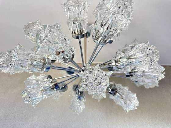 Vintage Richard Essig Spoetnik Lamp – Hanglampen, Glass, Metal (photo 13 of 18)