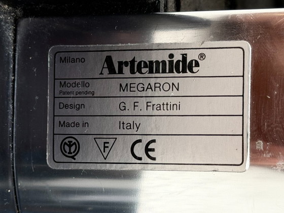 Lámpara de pie de diseño Artemide Megaron – Lámparas de pie, Metal, polished steel (photo 11 of 14)
