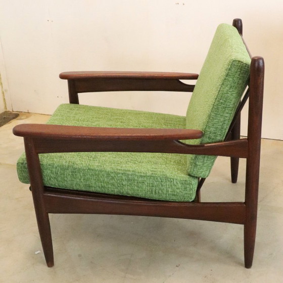 Image 1 of Vintage fauteuil stoel nieuw gestoffeerd 'Rozendaal' 