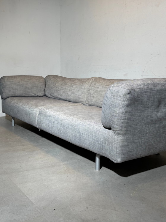 Sofá Cassina Met 250 – Tela gris – Wood (photo 3 of 10)