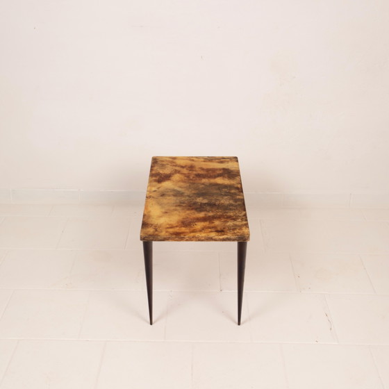 Aldo Tura Mid Century Rectangular Parchment Low Coffee Table mod. 825 Itayl 1950 – Wood, Mid Century Modern (photo 24 of 27)