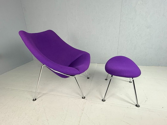 Image 1 of Sillón y reposapiés Pierre Paulin F157 "Big Oyster" para Artifort, 1964