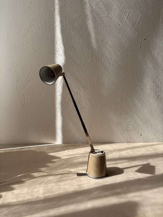 Image 1 of Lampe à poser Hala Lampette beige vintage 1970