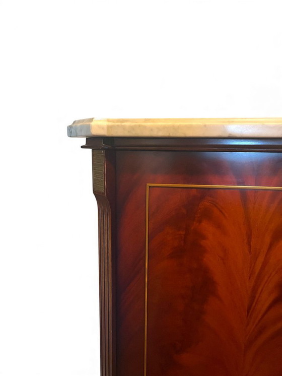 Image 1 of Louis XVI style sideboard in solid mahogany