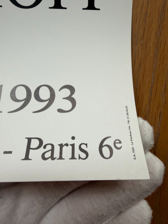 Pedro Moreno Meyerhoff (geb. 1954), Peintures et Dessins, 1992, Ausstellungsplakat, Gedruckt in Frankreich (photo 5 of 9)