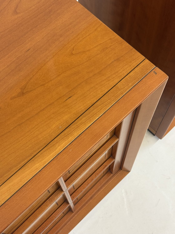 Image 1 of Brutalist Italian Set Cabinets Caccia Alla Volpe For Linea Arredo
