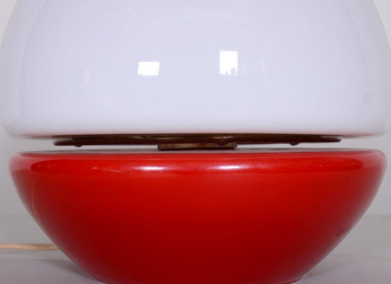 Image 1 of Mushroom Table Lamp Mid Century Glass Štěpán Tabery 1960s Bohemia