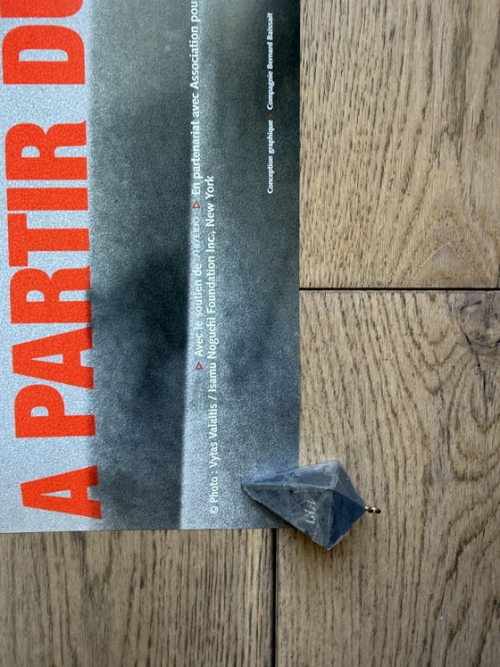 Image 1 of Isamu Noguchi tentoonstellingsposter Eames Design sculptuur Herman Miller Vitra