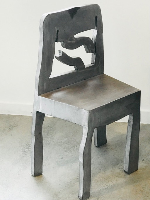 Klaas Gubbels Objet chaise acier