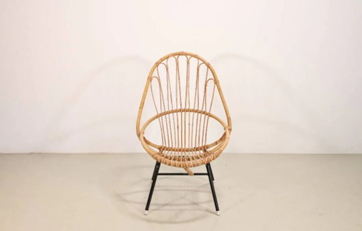 Sillón vintage de mimbre de Rohe Noordwolde – Rohé Noordwolde, tuinstoelen, Wicker, Rattan, Design (photo 2 of 6)