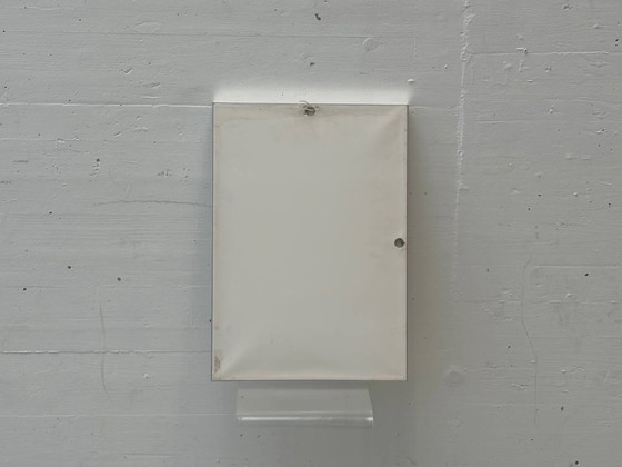 Image 1 of Geometric textile picture in an aluminum frame, 1970s
