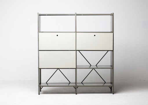 Gispen 663-2 Armario de almacenamiento modular – Wim Rietveld 1954 – opbergkast, Aluminium (photo 2 of 15)