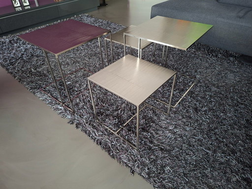 Minotti and Duchamp side tables