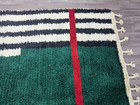 Grüner marokkanischer Wollteppich 200/300 – Teppiche & Läufer, Wool (photo 7 of 9)