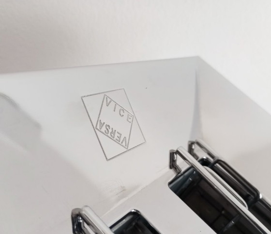 Image 1 of Luca Trazzi 'Cube' industrial/postmodern toaster - Vica Versa Italia 1990s RRR