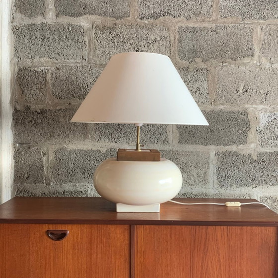 Image 1 of Vintage Kostka table lamp in ceramic large model
