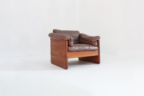 Image 1 of Fauteuil vintage milieu du siècle en teck massif Mikael Laursen années 1960