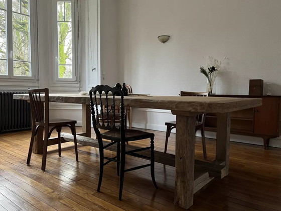 Image 1 of Kingstone Farmhouse Table in solid oak - 250 x 100 cm