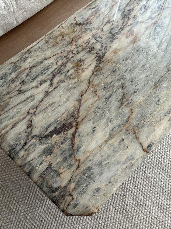Image 1 of table basse vintage en marbre