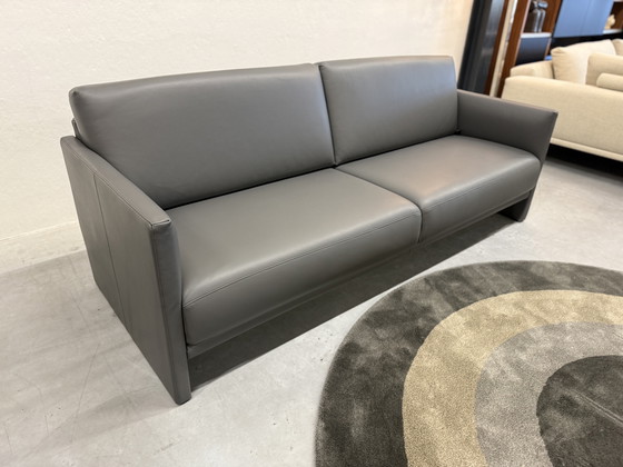 Image 1 of Rolf Benz Cara Sofa, graues Leder, 220