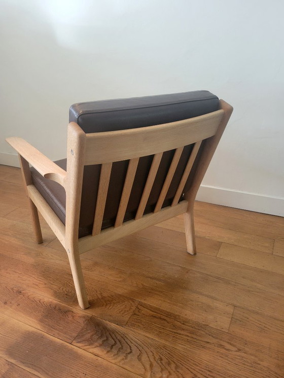 Image 1 of Vintage GE 256 fauteuil van Hans J. Wegner voor Getama