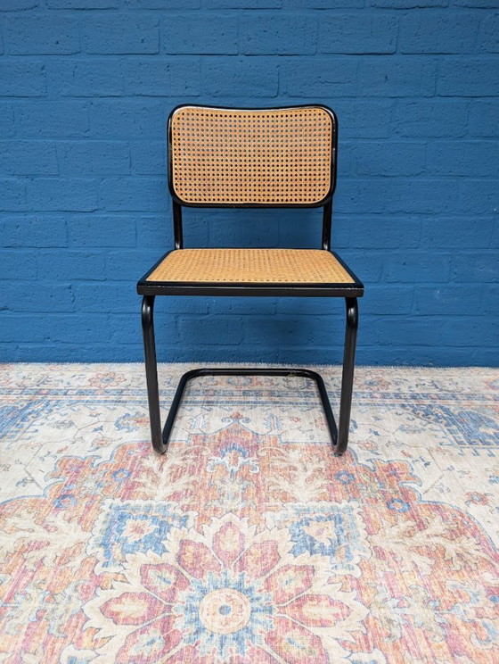 4x Vintage black Cesca chairs – Dining chairs, Metal, Rattan (photo 11 of 21)