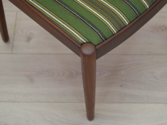 Image 1 of Juego de dos sillas de teca, diseño danés, década de 1970, fabricadas en Dinamarca.