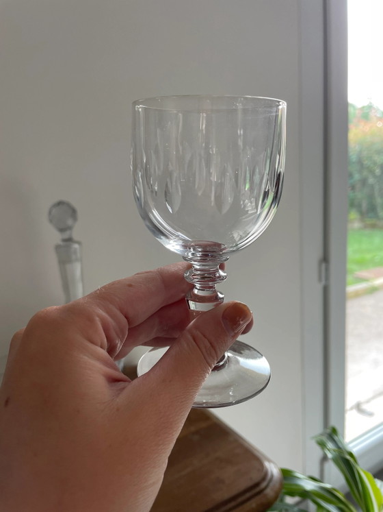 Kristallset – Gläser & Karaffe, Crystal, Vintage (photo 3 of 3)