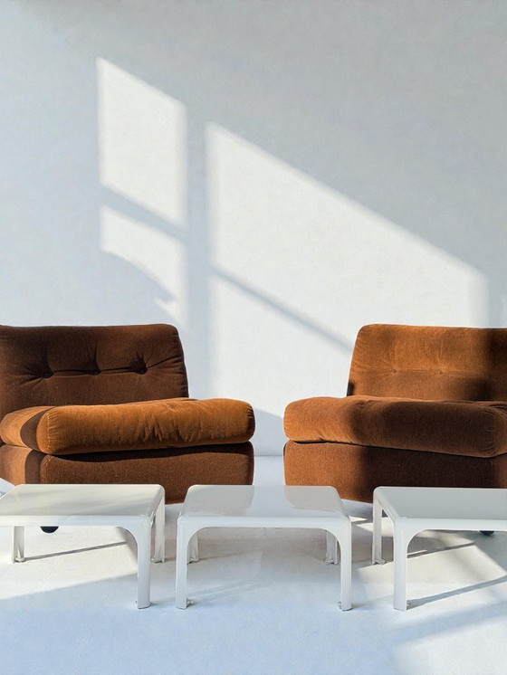 Image 1 of Poltrone Amanta di Mario Bellini per B&B Italia (set di 2)