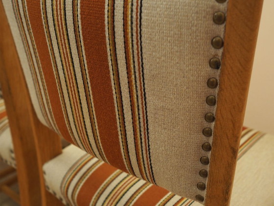 Set di Sedie da Pranzo di Henning Kjærnulf, Struttura in Rovere Massiccio, Danimarca, anni '60 – Textile (photo 13 of 13)