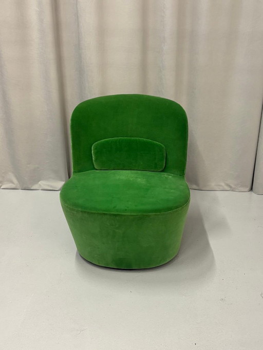 Vintage Italian Swivel Cocktail Lounge Chair,  Italy, 1970’s