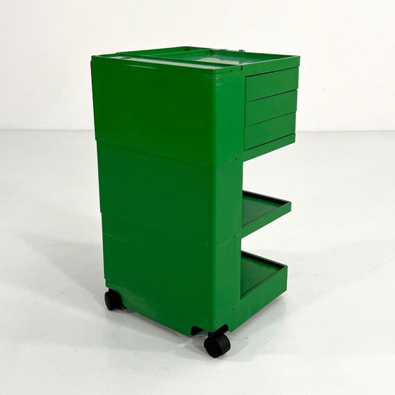 Image 1 of Carrello Boby verde di Joe Colombo per Bieffeplast, 1960