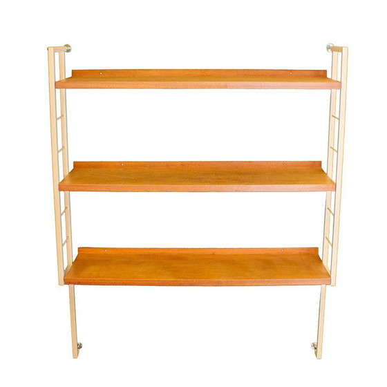 Image 1 of Scaffale da parete in teak di metà secolo, Spagna, anni '50